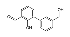 2-hydroxy-3-[3-(hydroxymethyl)phenyl]benzaldehyde结构式