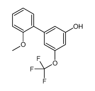 3-(2-methoxyphenyl)-5-(trifluoromethoxy)phenol结构式
