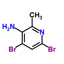 4,6-Dibromo-2-methyl-3-pyridinamine结构式