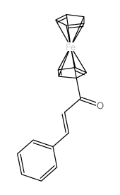 Ferrocene,(1-oxo-3-phenyl-2-propen-1-yl)- Structure