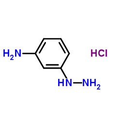 3-Hydrazinoaniline hydrochloride (1:1) structure