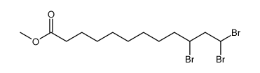 methyl 12,12,10-tribromododecanoate结构式