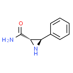 2-Aziridinecarboxamide,3-phenyl-,trans-(9CI)结构式