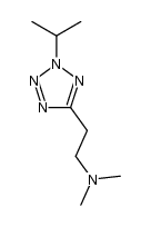 2-(2-isopropyl-2H-tetrazol-5-yl)-N,N-dimethylethanamine结构式