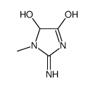 2-amino-4-hydroxy-3-methyl-4H-imidazol-5-one结构式