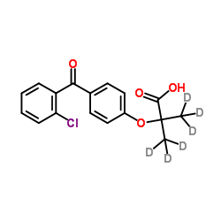 2-Chloro Fenofibric acid-d6结构式