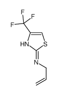N-prop-2-enyl-4-(trifluoromethyl)-1,3-thiazol-2-amine结构式