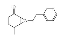 5-methyl-7-phenethyl-7-azabicyclo[4.1.0]heptan-2-one结构式