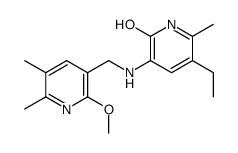 5-ethyl-3-[(2-methoxy-5,6-dimethylpyridin-3-yl)methylamino]-6-methyl-1H-pyridin-2-one Structure