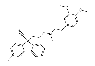 3-methyl-9-<3--1-propylamino>-fluorene-9-carbonitrile Structure