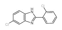 1H-Benzimidazole,6-chloro-2-(2-chlorophenyl)- picture