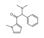 2-(dimethylamino)-1-(1-methylpyrrol-2-yl)-2-phenylethanone Structure