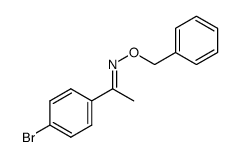 (E)-1-(4-bromophenyl)ethanone O-benzyloxime Structure