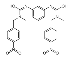 1-methyl-3-[3-[[methyl-[(4-nitrophenyl)methyl]carbamoyl]amino]phenyl]-1-[(4-nitrophenyl)methyl]urea结构式
