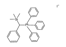 triphenyl(phenyl(trimethylsilyl)methyl)phosphonium iodide结构式