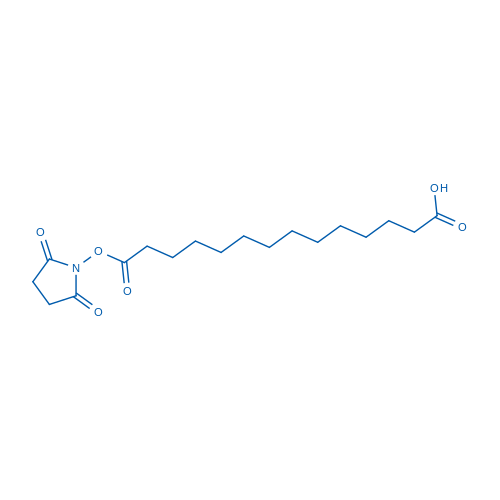 14-((2,5-Dioxopyrrolidin-1-yl)oxy)-14-oxotetradecanoic acid picture