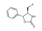 (4S,5R)-4-(fluoromethyl)-5-phenyloxazolidin-2-one结构式