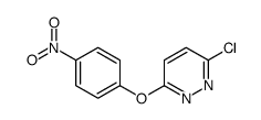 3-Chloro-6-(4-nitrophenoxy)pyridazine Structure