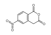 4-nitrohomophthalic anhydride Structure