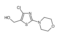5-Thiazolemethanol, 4-chloro-2-(4-morpholinyl)- Structure
