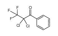 2,2-dichloro-3,3,3-trifluoropropiophenone结构式