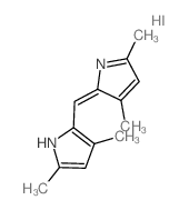 1H-Pyrrole,2-[(3,5-dimethyl-2H-pyrrol-2-ylidene)methyl]-3,5-dimethyl-, hydriodide (1:1)结构式