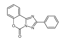 2-phenyl-1,2,4-triazolo(1,5-c)(1,3)benzoxazin-5-one结构式