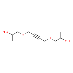 1,1'-[but-2-yne-1,4-diylbis(oxy)]bispropan-2-ol结构式