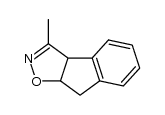 3-methyl-8,8a-dihydro-3aH-indeno[1,2-d]isoxazole结构式