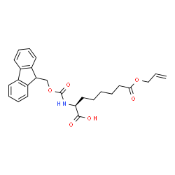 Fmoc-Asu(Oall)-OH结构式