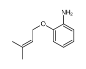 2-(3-methylbut-2-enoxy)aniline Structure