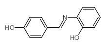 Phenol,2-[[(4-hydroxyphenyl)methylene]amino]- structure