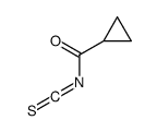 cyclopropanecarbonyl isothiocyanate Structure