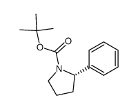 N-Boc-2-phenylpyrrolidine Structure