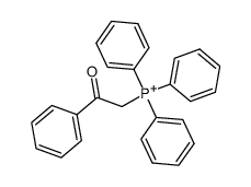 P-phenacyltriphenylphosphonium cation Structure