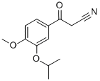 benzenepropanenitrile, 4-methoxy-3-(1-methylethoxy)-b-oxo-结构式