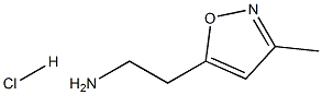 2-(3-甲基异恶唑-5-基)乙胺盐酸盐结构式