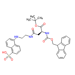 Fmoc-Asp(EDANS)-OtBu structure
