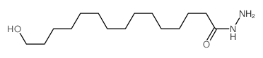 15-hydroxypentadecanehydrazide结构式