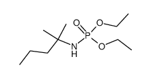 diethyl (2-methylpentan-2-yl)phosphoramidate Structure