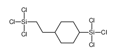 trichloro-[2-(4-trichlorosilylcyclohexyl)ethyl]silane Structure