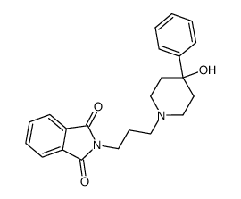 2-[3-(4-Hydroxy-4-phenyl-piperidin-1-yl)-propyl]-isoindole-1,3-dione Structure