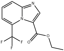 Ethyl 5-(trifluoromethyl)imidazo[1,2-a]pyridine-3-carboxylate结构式