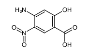 Benzoic acid, 4-amino-2-hydroxy-5-nitro- (9CI) Structure