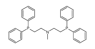 bis[(2-diphenylphosphino)ethyl]methylamine Structure