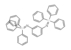 triphenyl-[3-(triphenylphosphoranylideneamino)phenyl]imino-phosphorane结构式