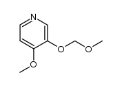 4-methoxy-3-methoxymethoxypyridine结构式