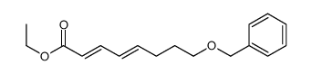 ethyl 8-phenylmethoxyocta-2,4-dienoate结构式