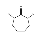 cis-2,7-dimethylcycloheptanone Structure