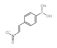 Trans-4-(beta-nitrovinyl)benzeneboronic acid Structure